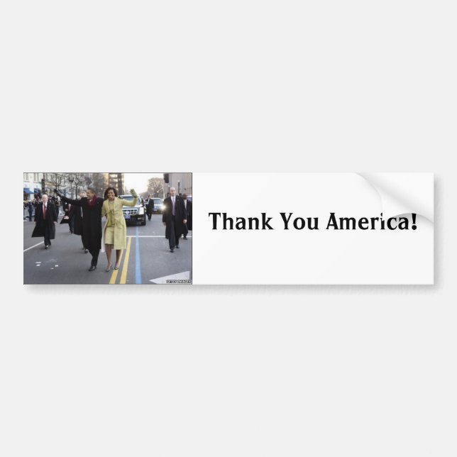 obamasna, tack Amerika! , Bildekal (Framsidan)