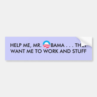 obamasymbolen HJÄLPER MIG, HERR      BAMA. THEYW… Bildekal