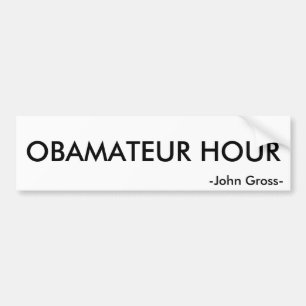 OBAMATEUR-TIMME, - John Brutto Bildekal