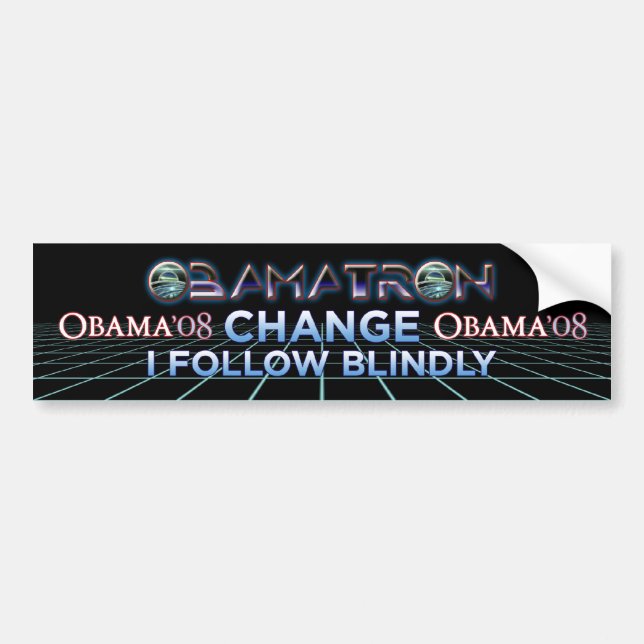 Obamatron bildekal (Framsidan)