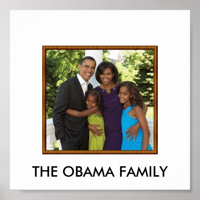 OBAMFAMILJ, OBAMA FAMILY POSTER (Framsidan)