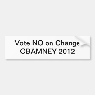 Obamney 2012 bildekal