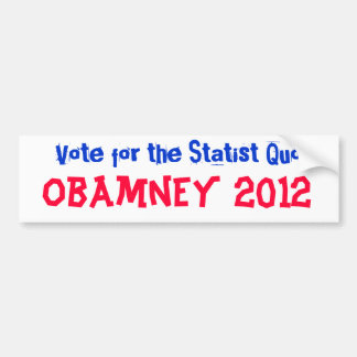 Obamney 2012 bildekal