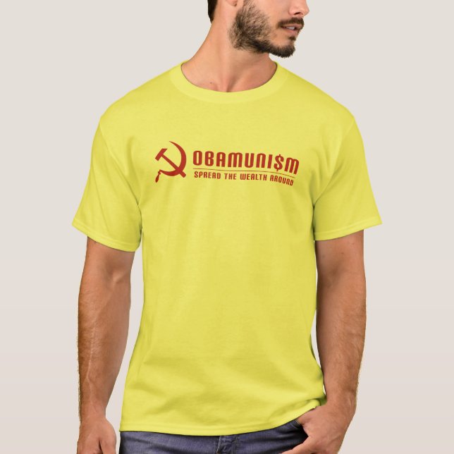 Obamunism T-tröja T Shirt (Framsida)