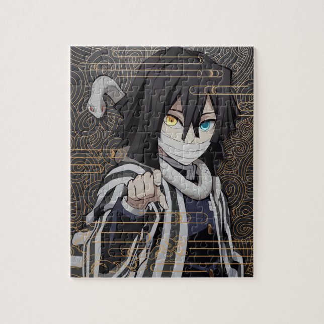 Obanai Iguro Guld Pussel (Vertikal)