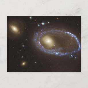 Obarred Lenticular Ring Galaxy AM 0644-741 Vykort