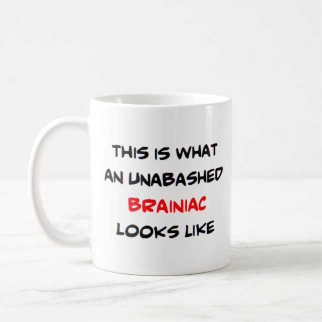 obaskad hjärnhinnelik kaffemugg (Vänster)