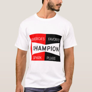 Obat Motormogok Champion Spark Plugs T Shirt
