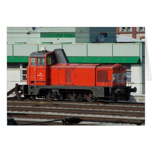 ÖBB 2067 097-2 HÄLSNINGSKORT (Framsidan Horizontal)