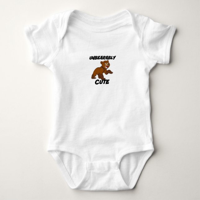 OBEARABELT CUTE BABY BODY KOSTYM TRÖJA (Framsida)