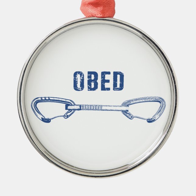 Obed Klätterdragsnabbdrag Julgransprydnad Metall (Framsidan)