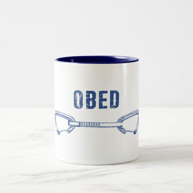 Obed Klättergrejer Quickdraw Två-Tonad Mugg (Center)