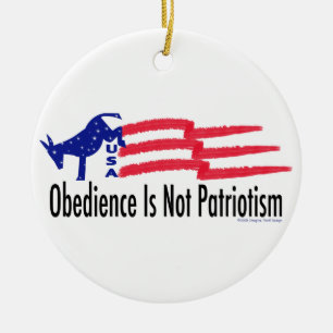 Obediencepatriotism Julgransprydnad Keramik
