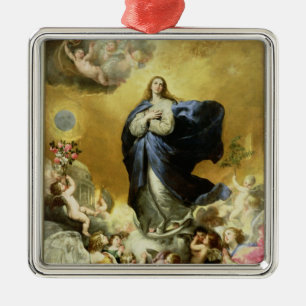 Obefläckad befruktning, 1635 julgransprydnad metall