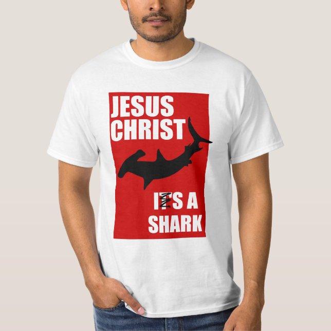 Obefläckad befruktninghaj t-shirt (Framsida)