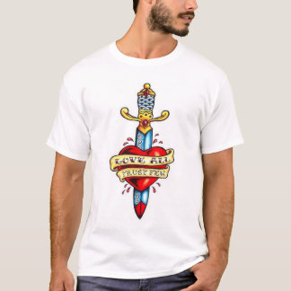 Obefläckad hjärtaskjorta - stor design tee shirt