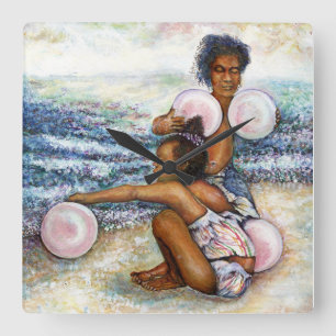 Obefläckad med att erövra det omöjliga fyrkantig klocka