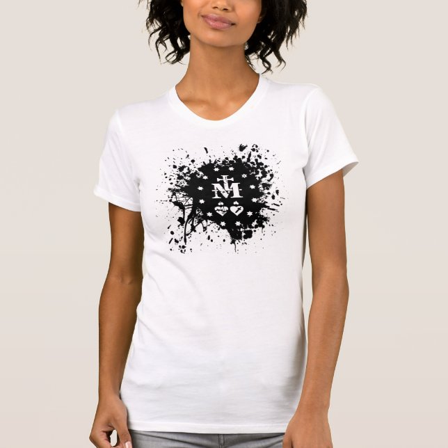 Obefläckat bläck Splat T-shirt (Framsida)