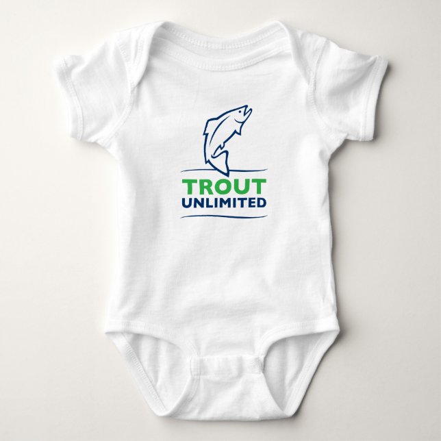 Obegränsad baby Jersey för forell Tee Shirt (Framsida)