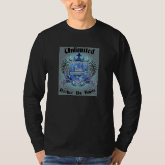 Obegränsad invered färg för vapensköldmusikband t shirt