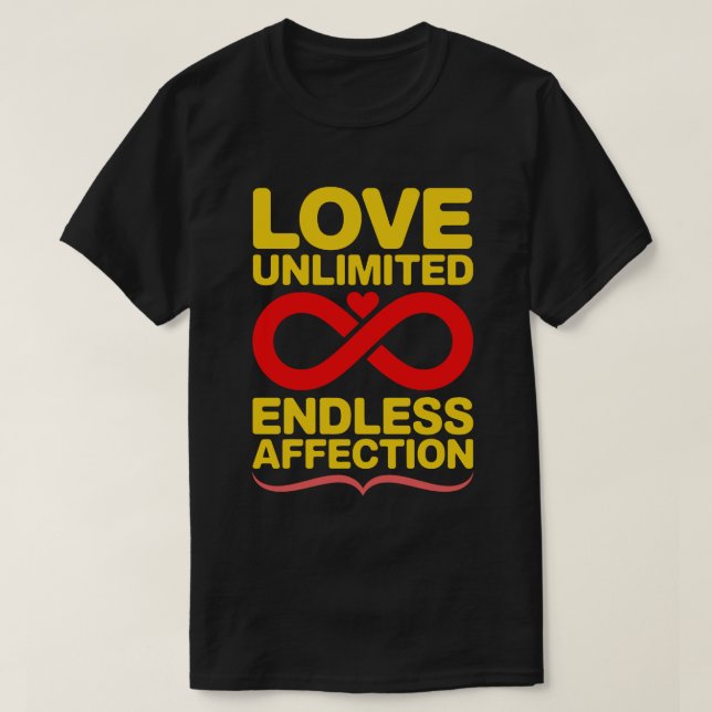 Obegränsad Kärlek T-shirt (Design framsida)