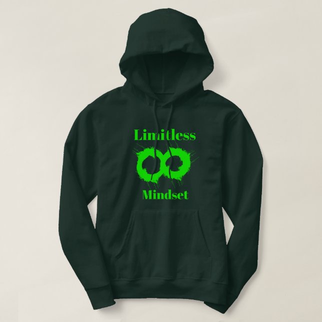 Obegränsad Mentalitet Hoodie (Design framsida)