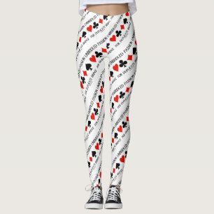 Obegränsad passion för duplicerat Bridge Card Kost Leggings