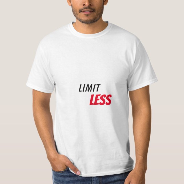Obegränsad uppåtgående positivitet fokuserad attit t shirt (Framsida)