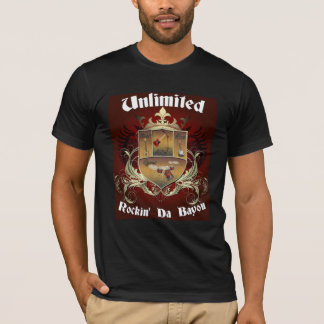 Obegränsad vapensköldmusikbandskjorta tee shirt