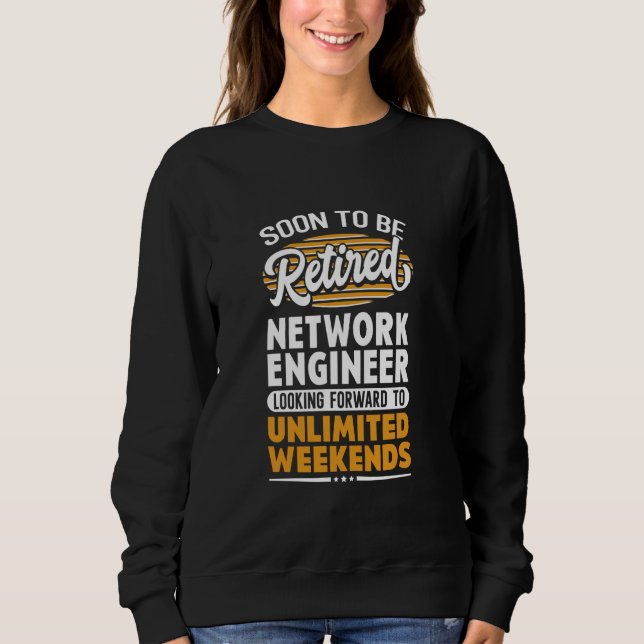 Obegränsat Helg Redragen Network Ingenjör T Shirt (Framsida)