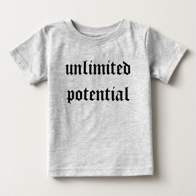 obegränsat potentiellt t-shirt (Framsida)