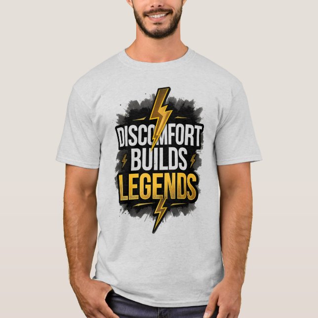 Obehag Bygger förklaringar - djärva motiv T Shirt (Framsida)