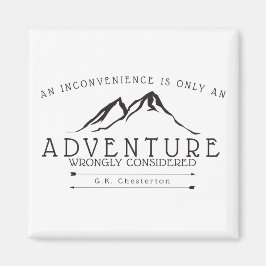 Obehag Chesterton Quote Fridge Magnet