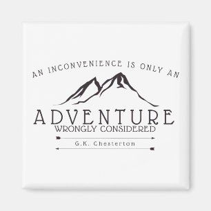 Obehag Chesterton Quote Fridge Magnet