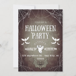 Obehaglig Halloweenfestinladan Inbjudningar