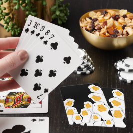 Obehaglig övervakning: Gäss som övervakas från rym Casinokort
