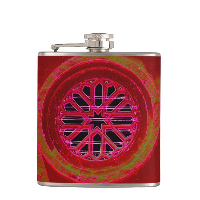 obekväm fönsterkolv för kyrkan fickplunta (Framsidan)