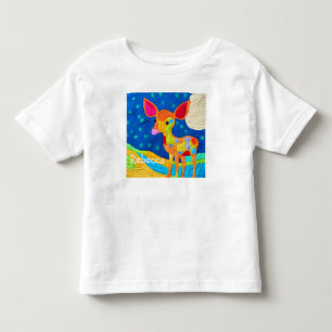 Obekväm liten Baby-Hjort - Quilt-like-design T Shirt