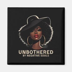 Obekymrad Sy Black Queen African American Dam Magnet