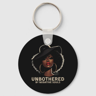 Obekymrad Sy Black Queen African American Dam Nyckelring