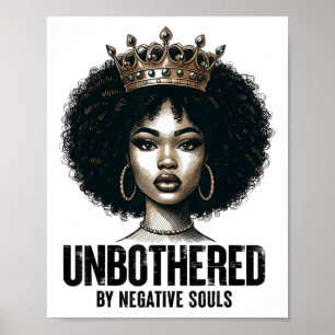 Obekymrad Sy Black Queen African American Dam Poster