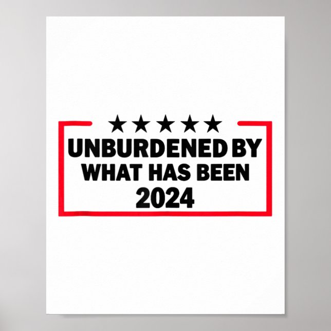 Obelastad av 2024 års seger i Tan Poster (Framsidan)