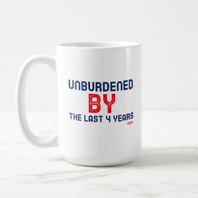 Obelastad av de senaste 4 åren - 2024 kaffemugg (Vänster)