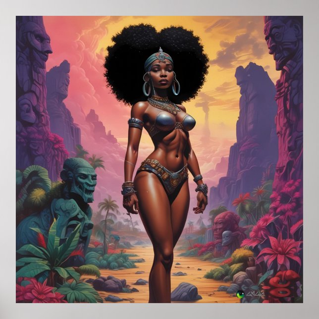 Obelastad av vad som har varit - Ken Gage Art Poster (Framsidan)