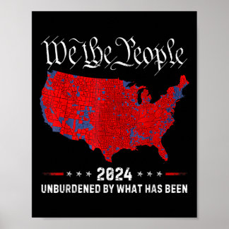 Obelastat av 2024 års finare USA Poster