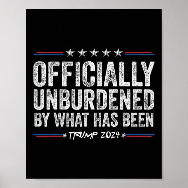 Obelastat av 2024 års finare USA Poster (Framsidan)