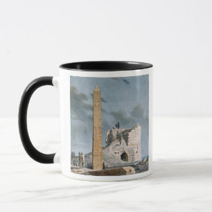 Obelisk av Cleopatra (w/c på papper) Mugg