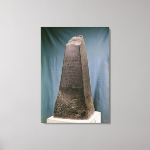 Obelisk av Manishtusu från Susa, c.2270 BC Canvastryck