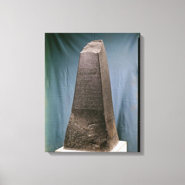 Obelisk of Manishtusu from Susa, c.2270 BC Canvastryck (Framsida)
