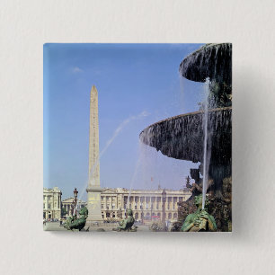 Obelisk ursprungligen från Luxor som resas upp i Knapp